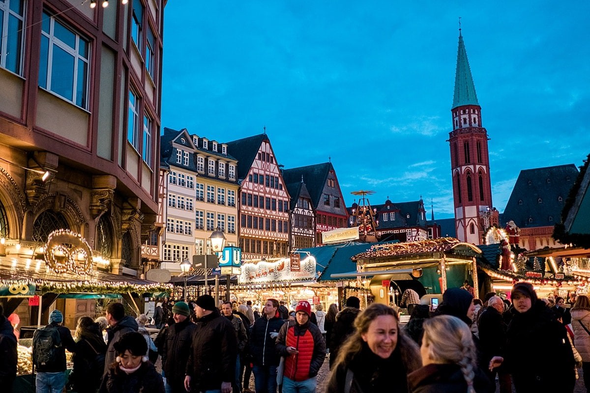 Frankfurt Germany Christmas Market
