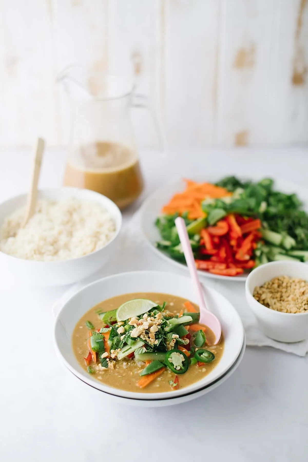 the fauxmartha thai curry rice bowls