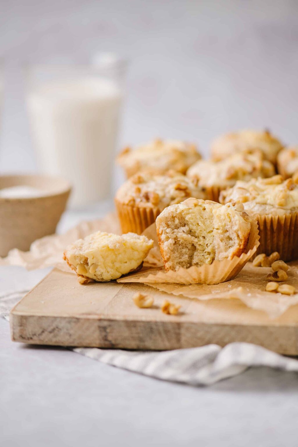 Banana Cream Cheese Muffins Baked Bree