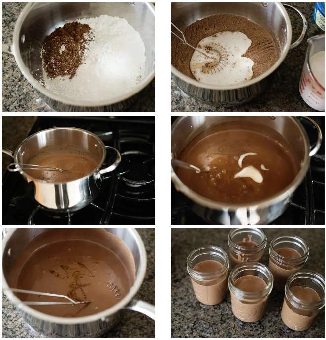 Chocolate Pudding Steps