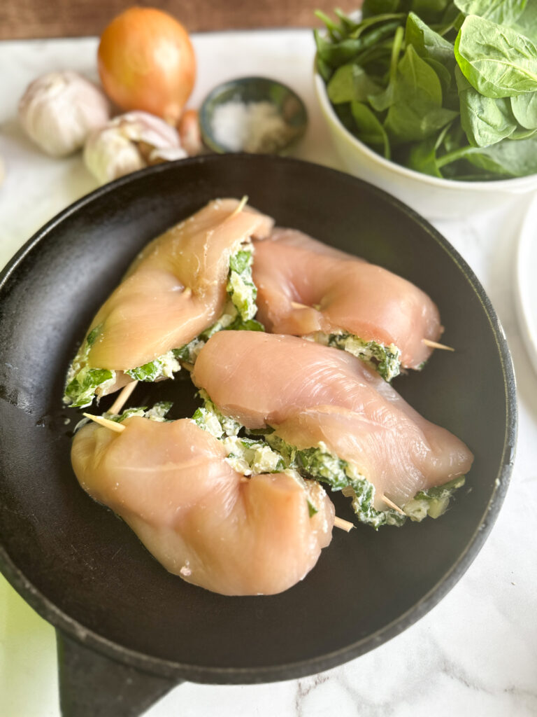 Stuffed chicken breast with spinach - Step 5