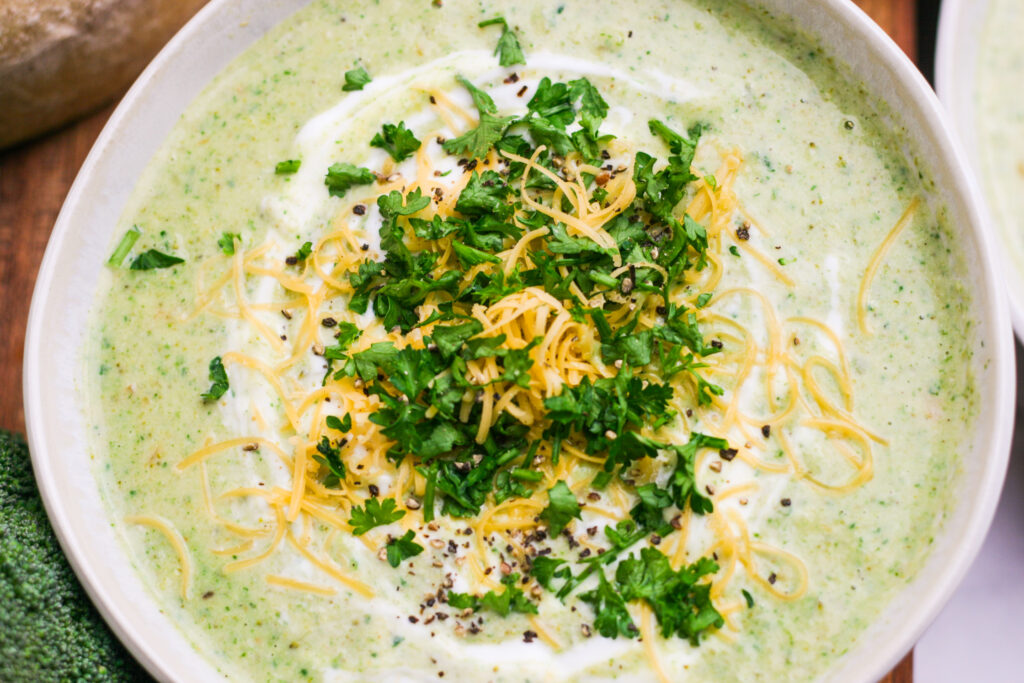 Broccoli Cheddar Soup featured