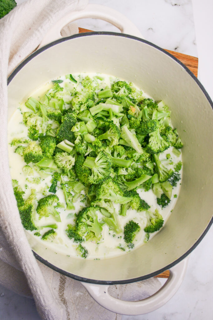 Broccoli Cheddar Soup step
