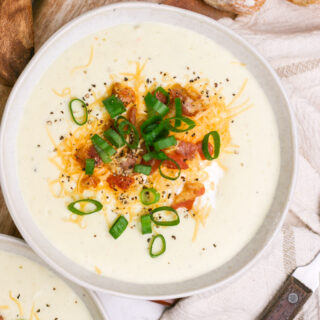 Easy CrockPot Potato Soup