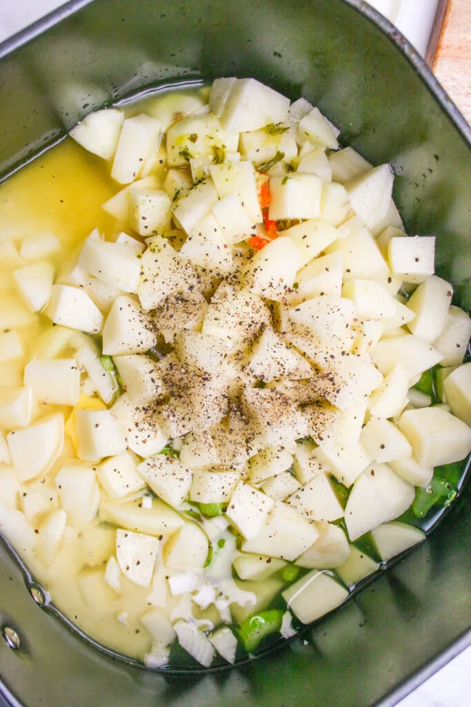 Easy CrockPot Potato Soup step