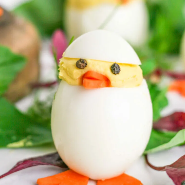 Deviled Egg Chicks (Easter Recipe)