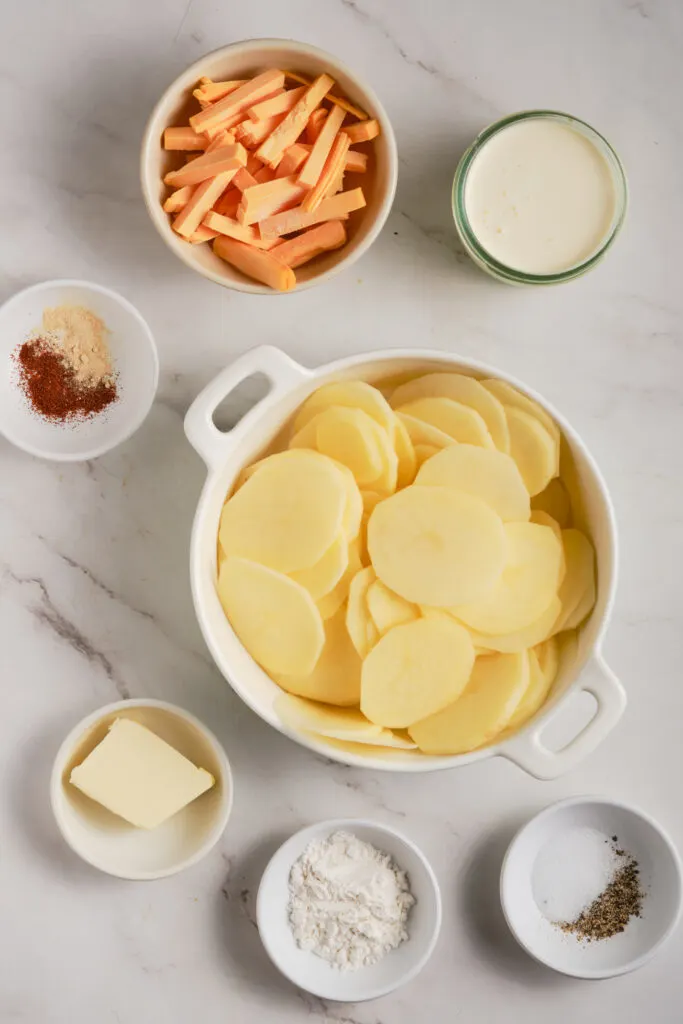 Scalloped Potatoes ingredients