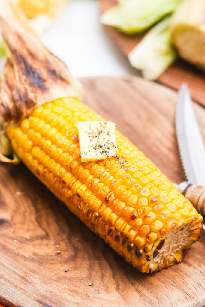 Grilled Corn in the Husk featured