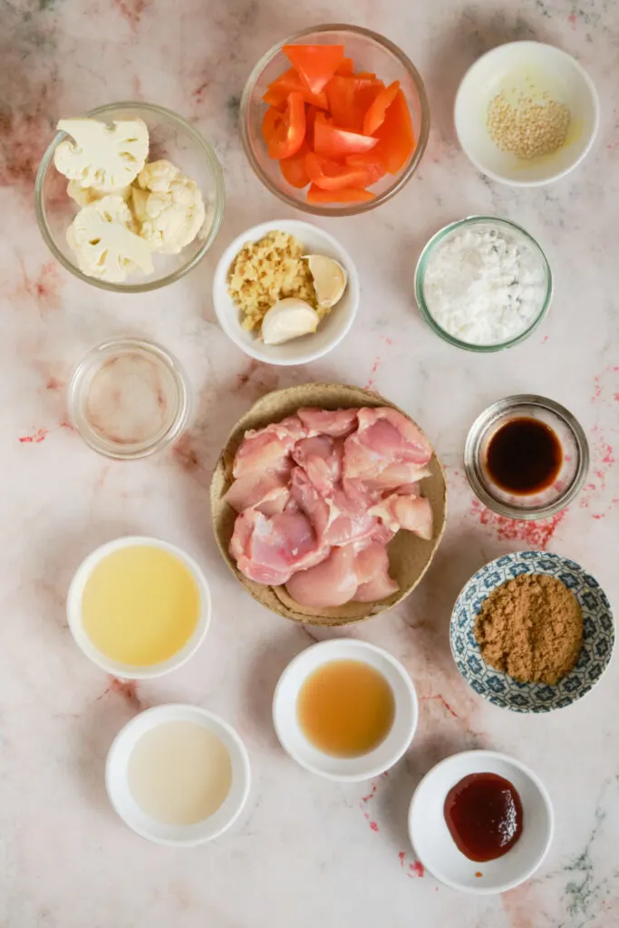 Hunan Chicken ingredients
