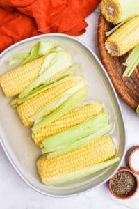 Grilled Corn in the Husk Baked Bree