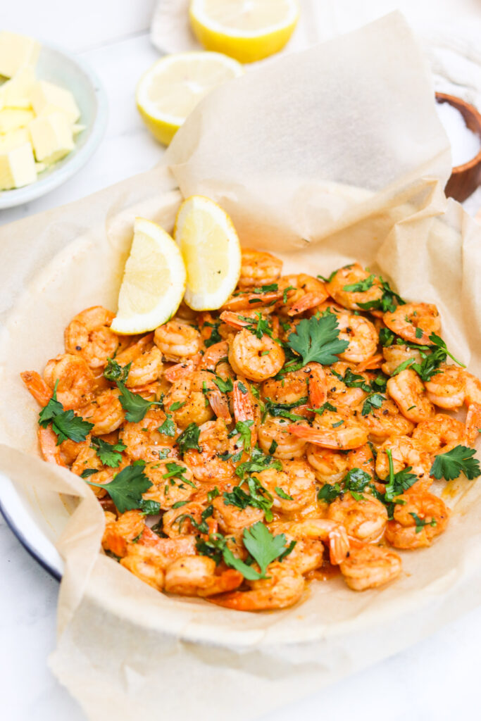 Delicious Sauteed Shrimp featured