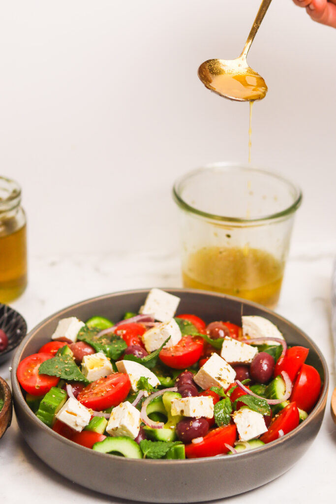 The Best Greek Salad Recipe (Really!) featured