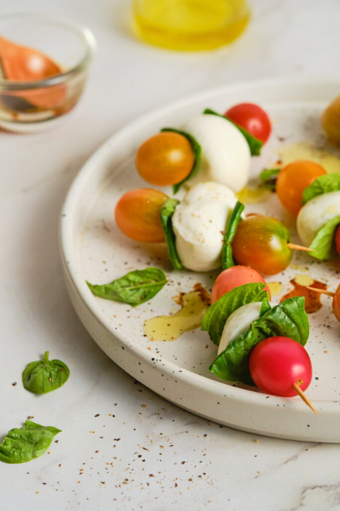 Easy and Delicious Caprese Skewers