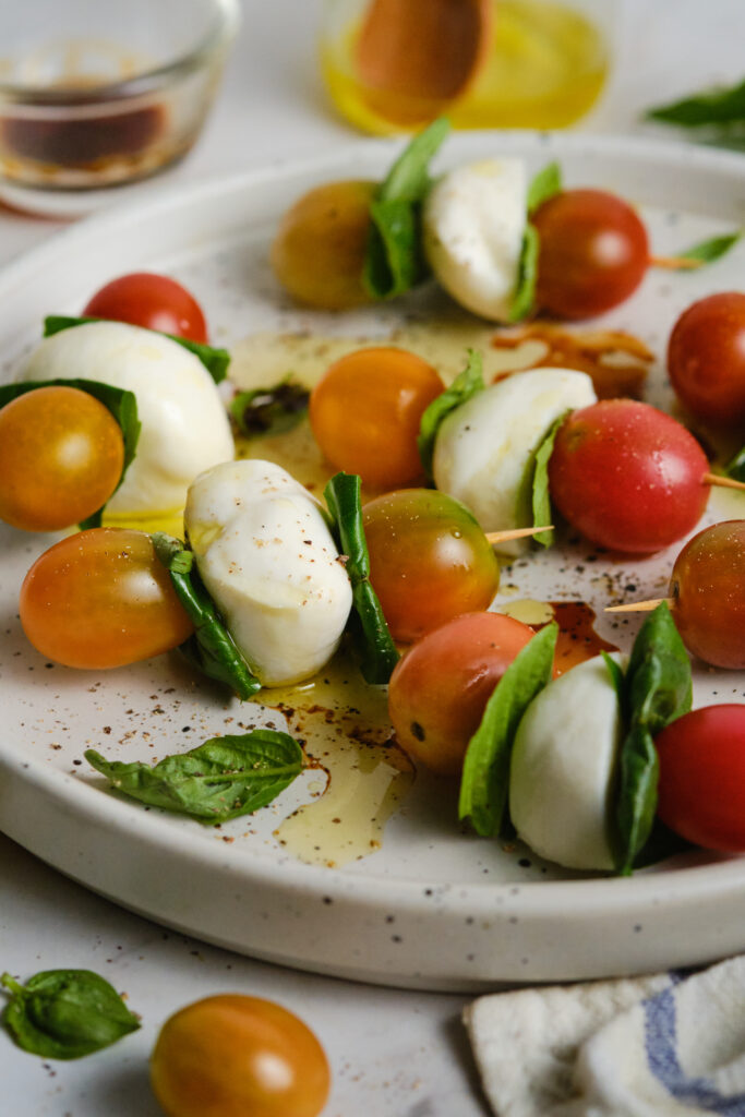 Easy and Delicious Caprese Skewers