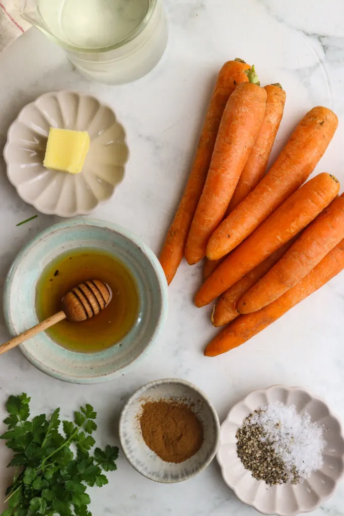 Honey Glazed Carrots ingredients