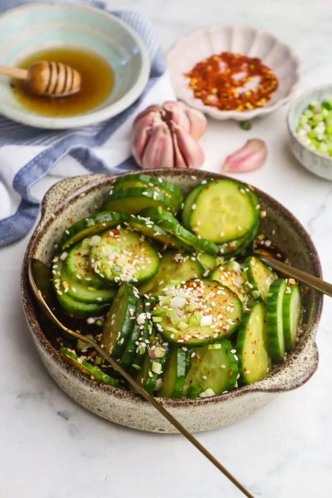Korean Cucumber Salad (Oi Muchim)