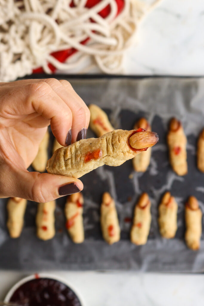 Spooky Witch Finger Cookies featured image below