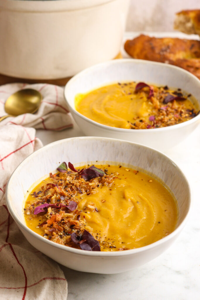 Easy Sweet Potato Soup Recipe featured image above