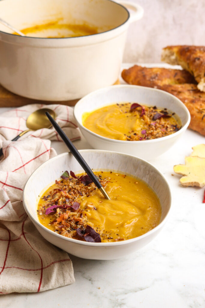 Easy Sweet Potato Soup Recipe featured image below 3