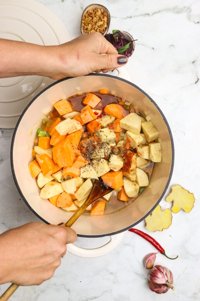 Easy Sweet Potato Soup Recipe step 2