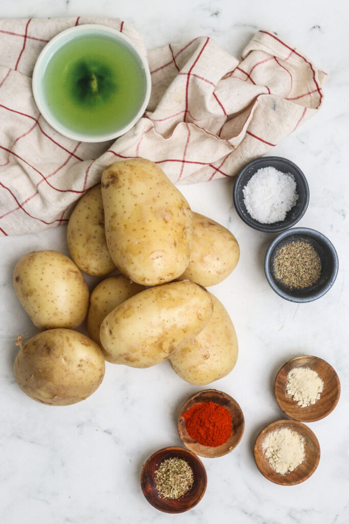 Delicious Potato Wedges Recipe ingredients