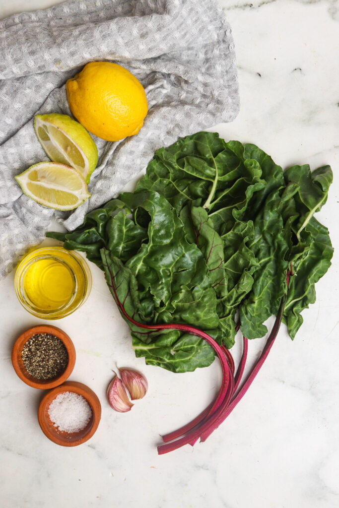 How to Cook Swiss Chard ingredients