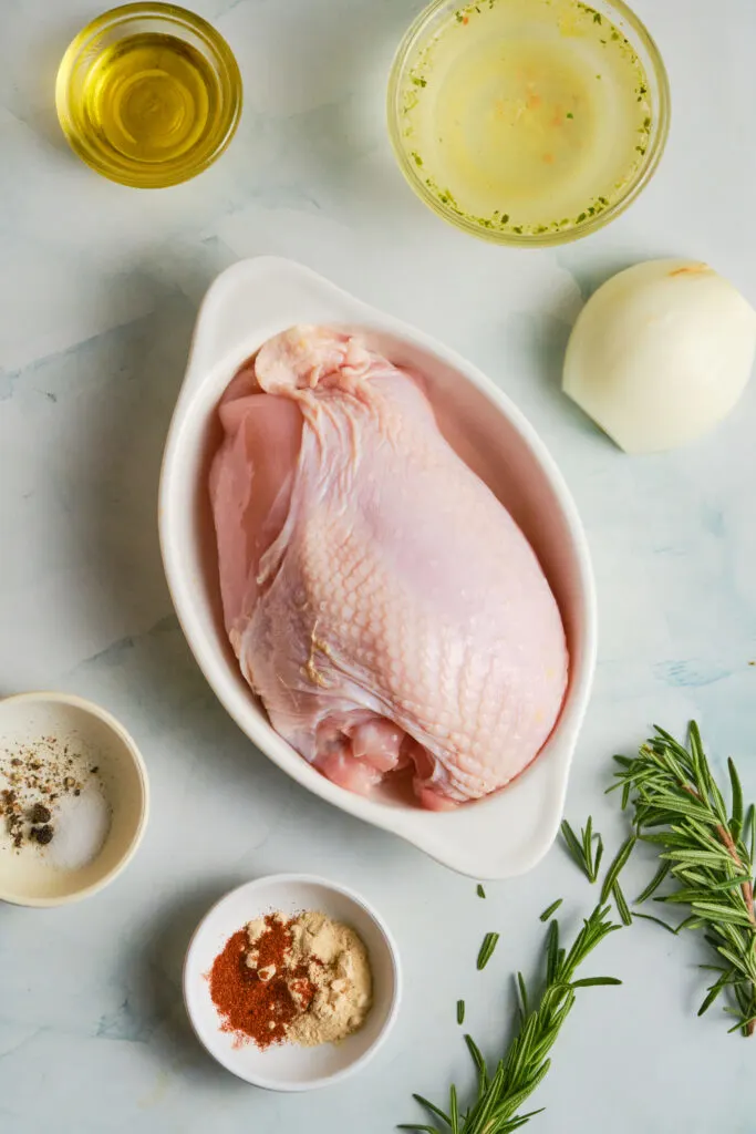Delicious Slow Cooker Turkey Breast ingredients
