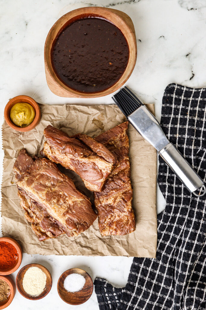 Easy Oven-Baked Baby Back Ribs ingredients