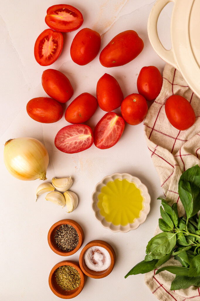 How to Make Tomato Sauce ingredients