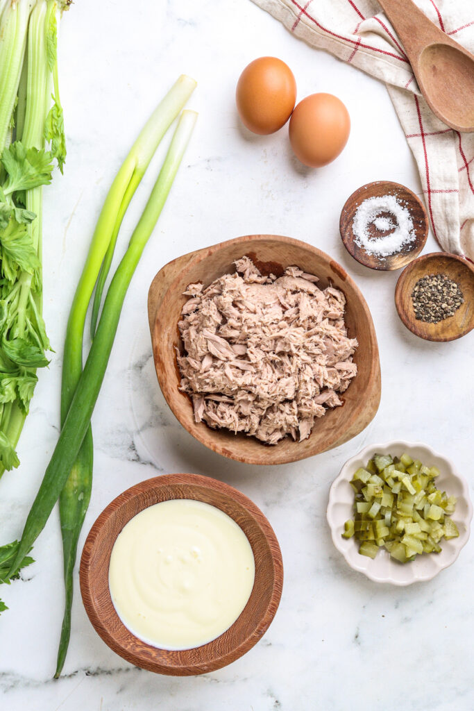 How to Make Tuna Salad ingredients