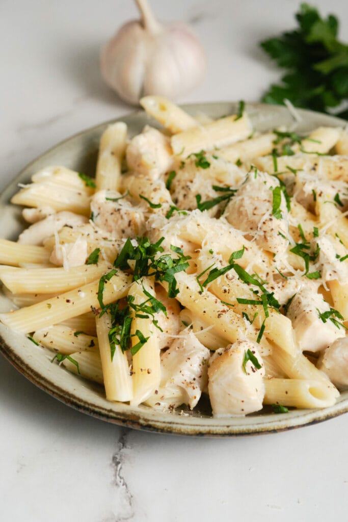 Boursin Cheese Chicken Pasta featured image above