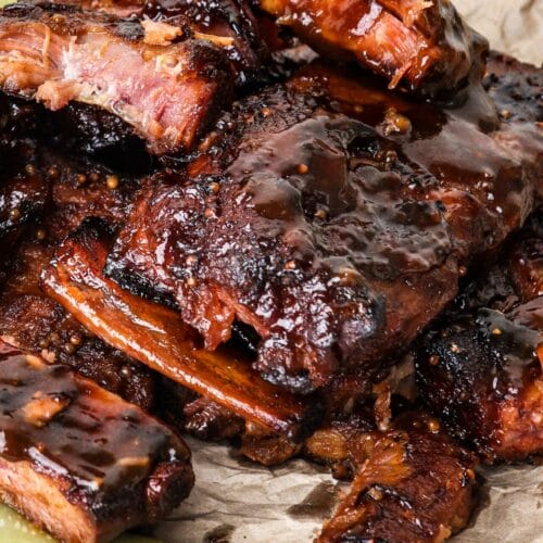 Easy Oven-Baked Baby Back Ribs featured close-up