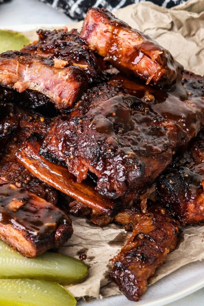 Easy Oven-Baked Baby Back Ribs featured close-up