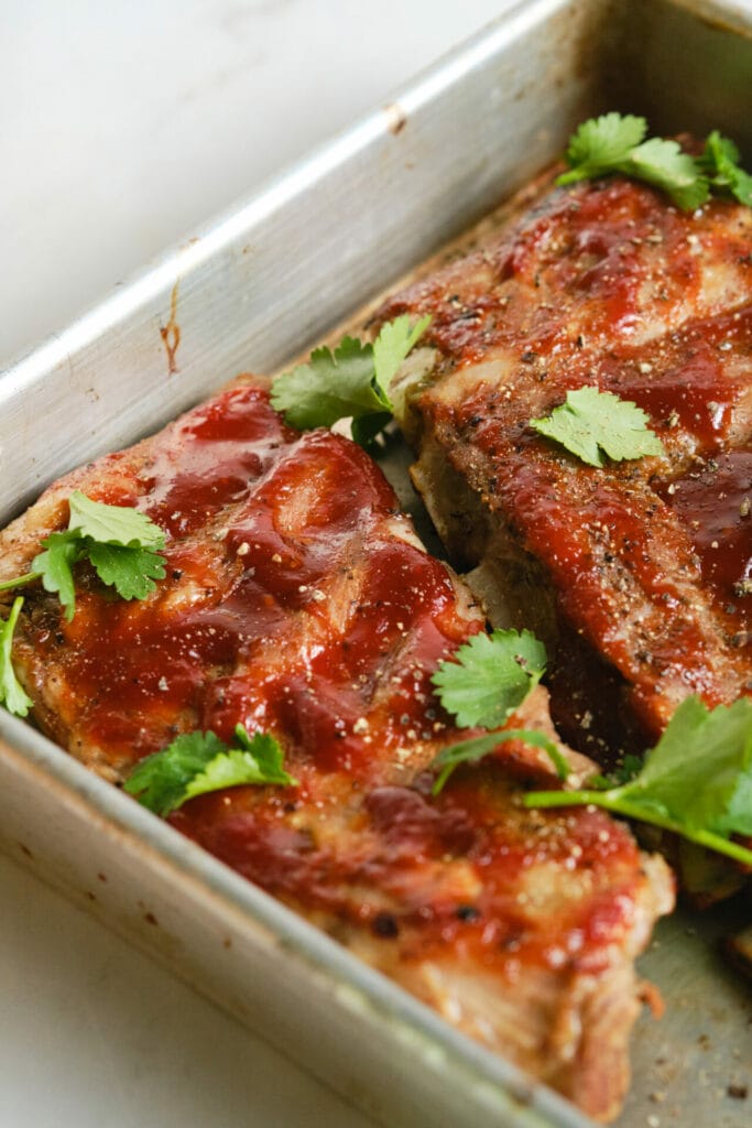Fall-off the Bone Ribs in the Oven featured image below