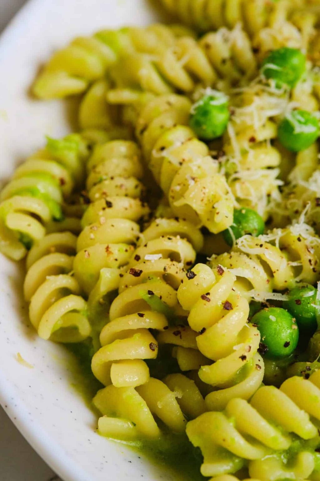 Pasta with Peas Recipe | Baked Bree