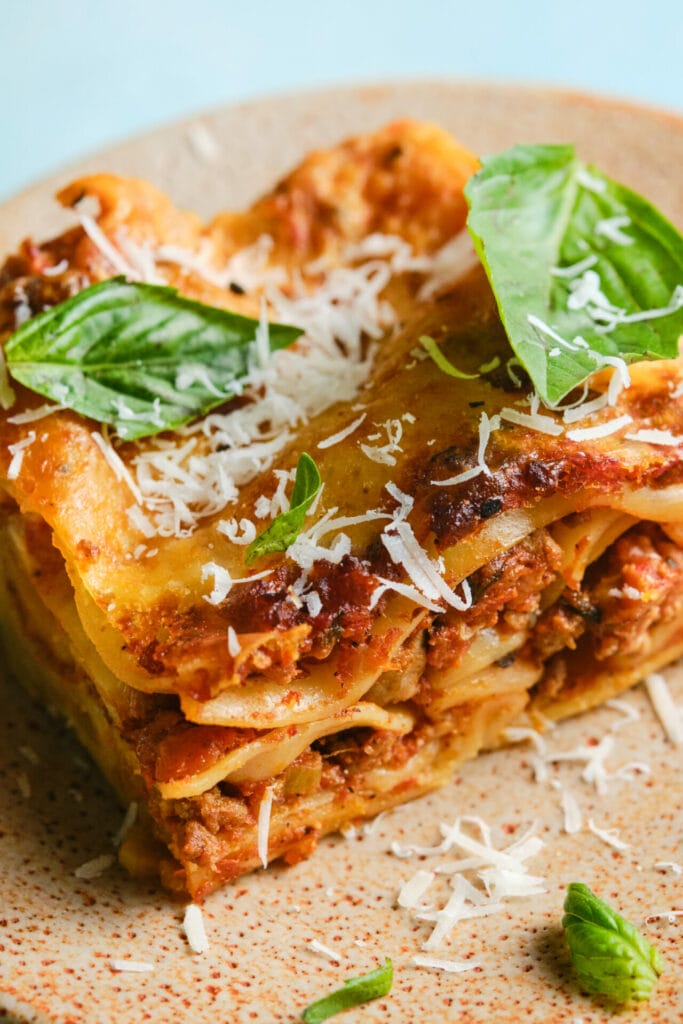 Homemade Lasagna Recipe featured image below