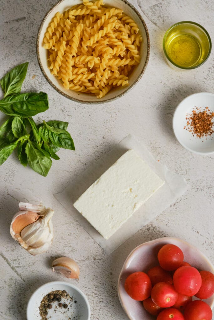 Baked Feta Pasta (the TikTok Viral one!) ingredients