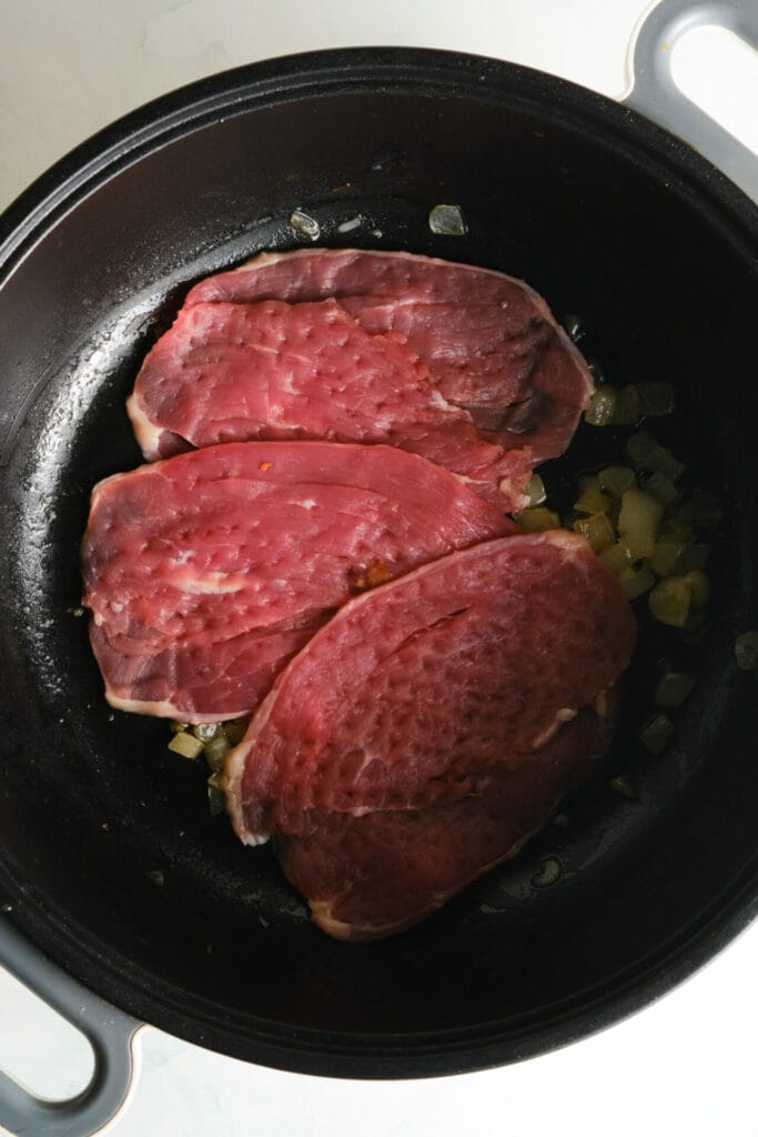 Slow Cooker Cube Steak step 2