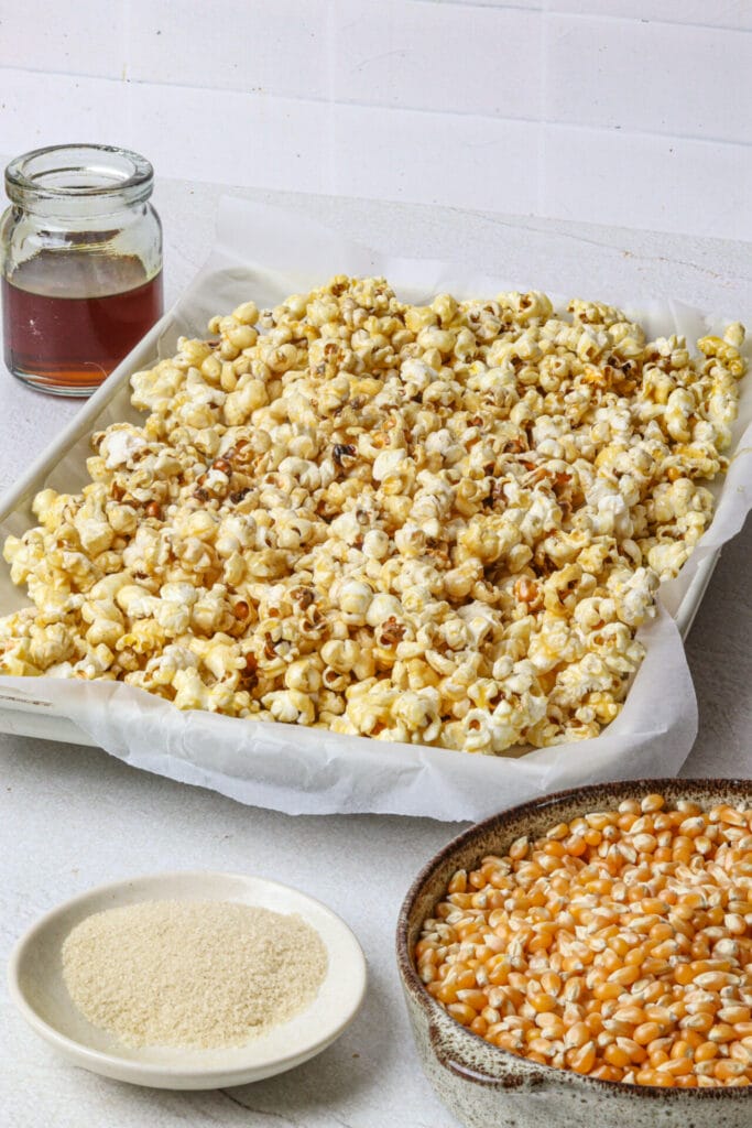 Homemade Salted Caramel Popcorn featured image above