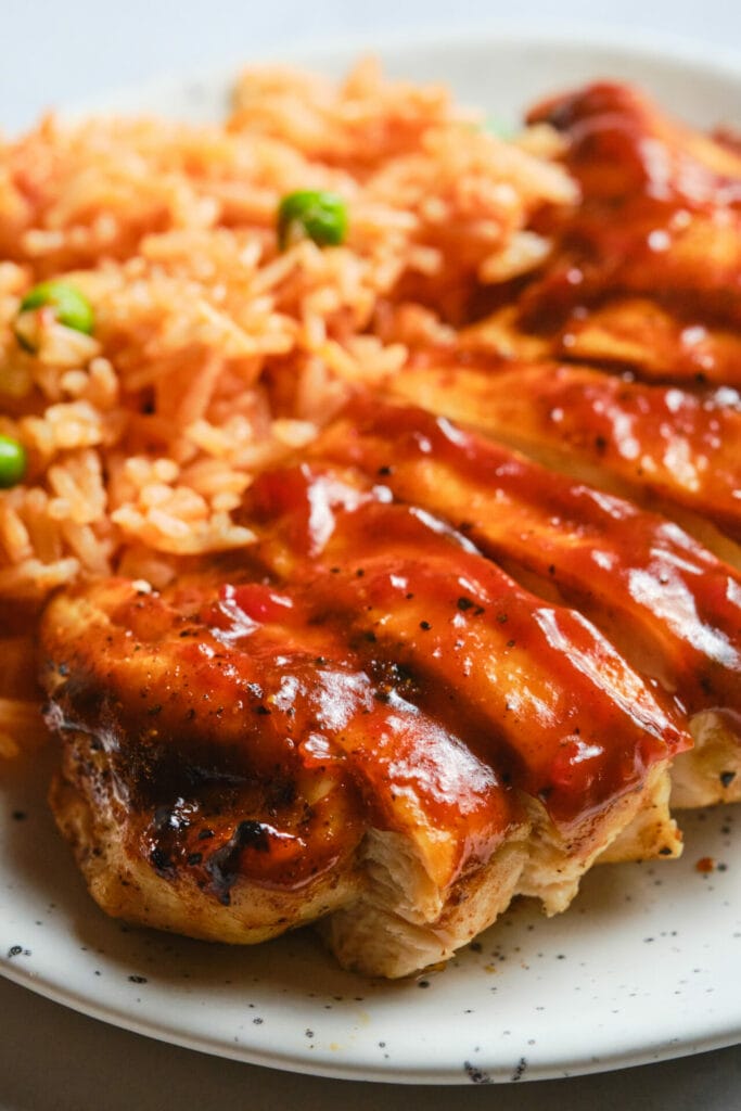 Baked BBQ Chicken Breast featured image focused