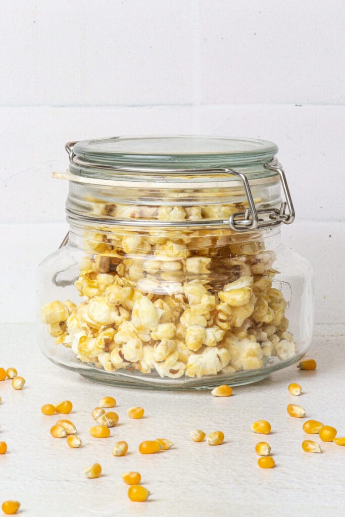 Homemade Salted Caramel Popcorn featured image featured image below