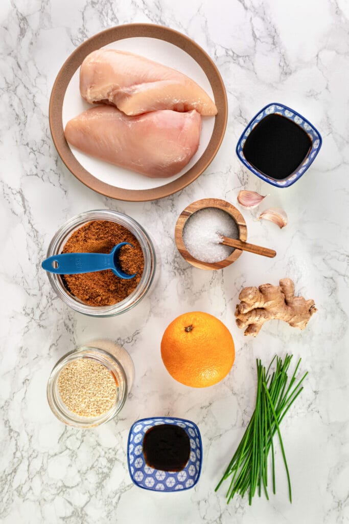Asian Baked Chicken Breasts ingredients