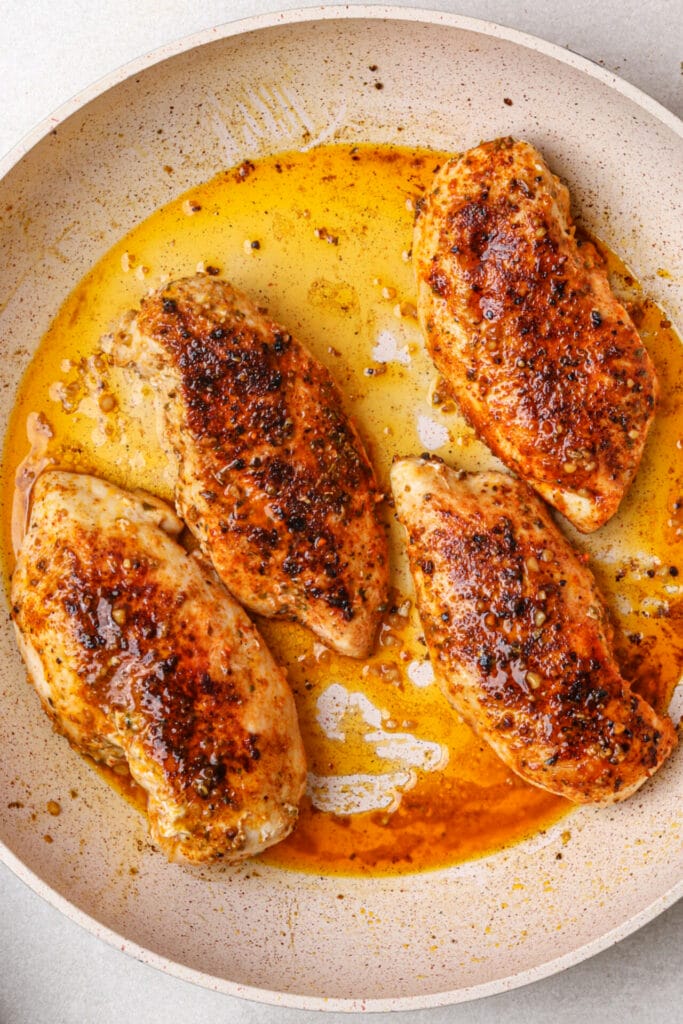 Sauteed Chicken Breast top shot