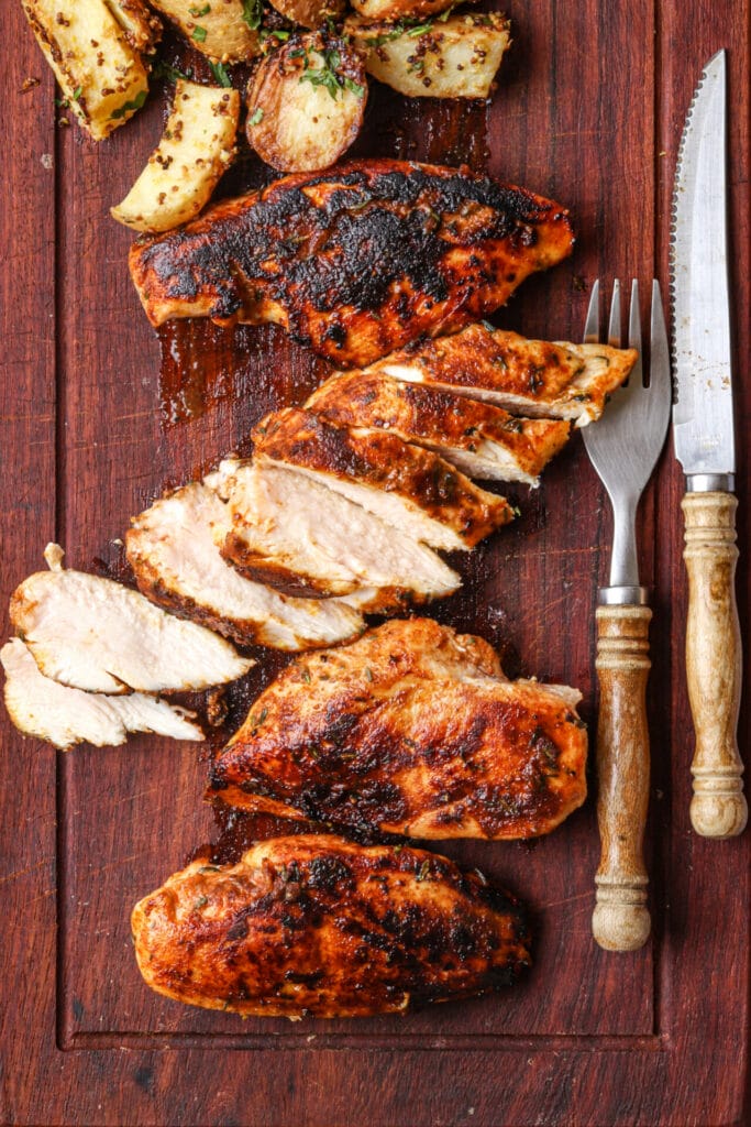 Smoked Chicken Breast featured image top shot 