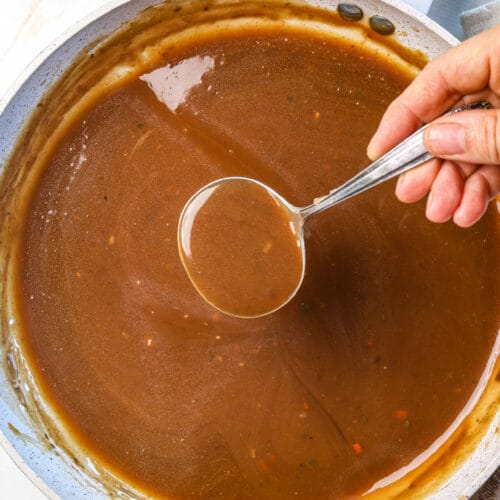 How to Make Brown Gravy featured image top shot