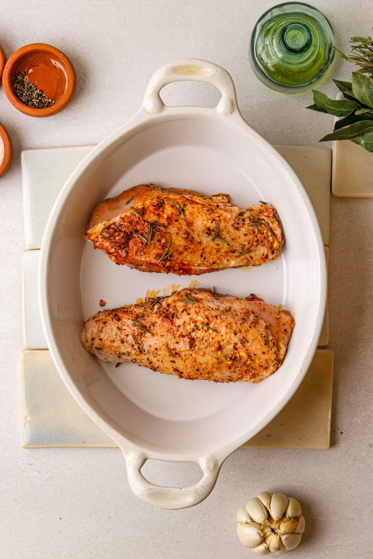 Baked Split Chicken Breasts Recipe | Baked Bree