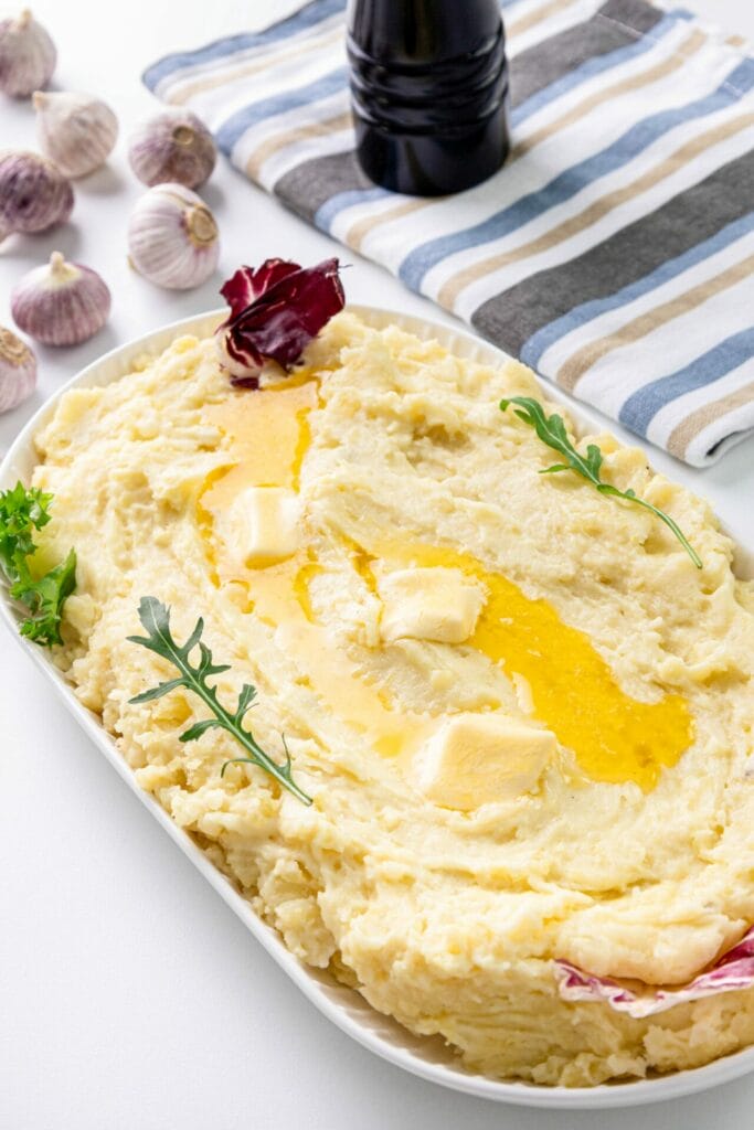 Garlic Mashed Potatoes featured image close up