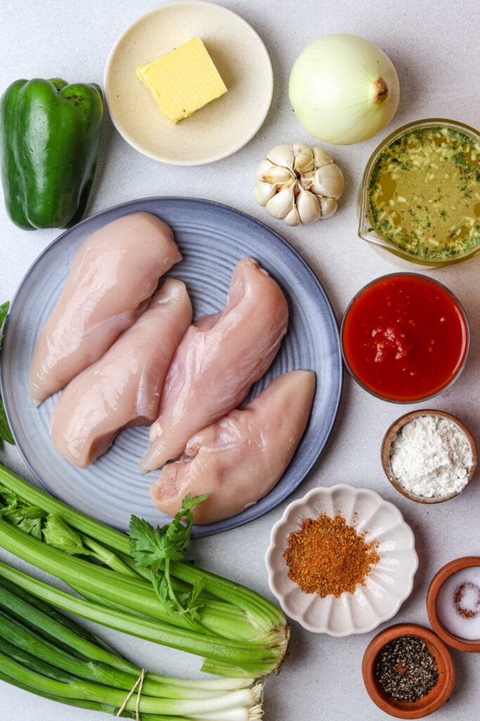 Chicken Gumbo Recipe ingredients
