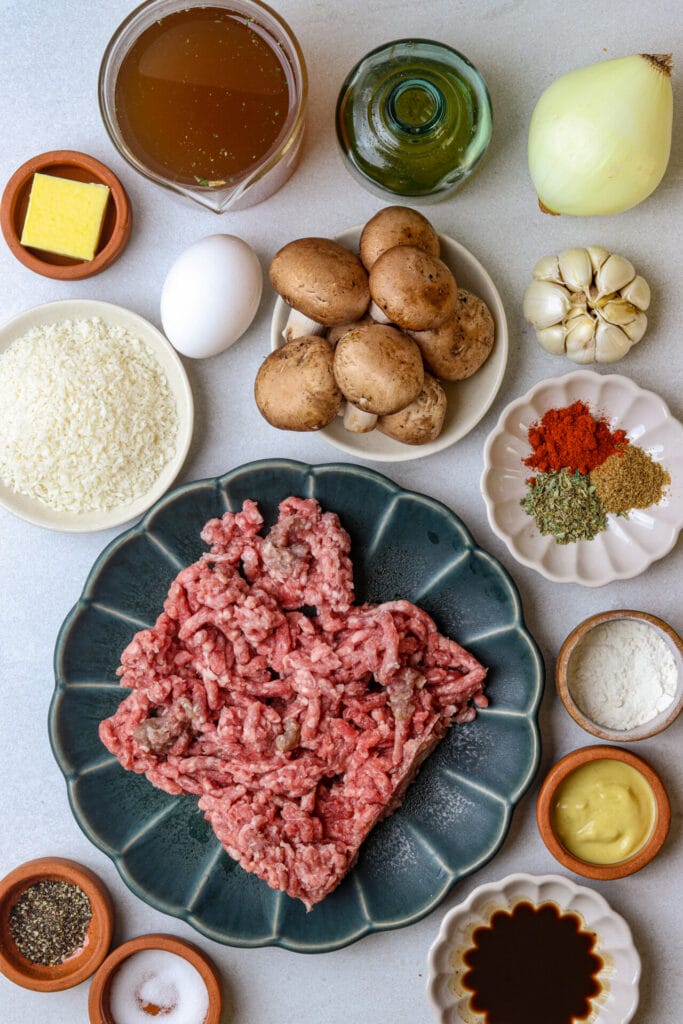 Chopped Steak (with Gravy) ingredients