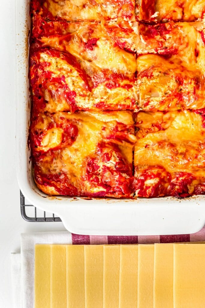 Meatless Lasagna Recipe featured image